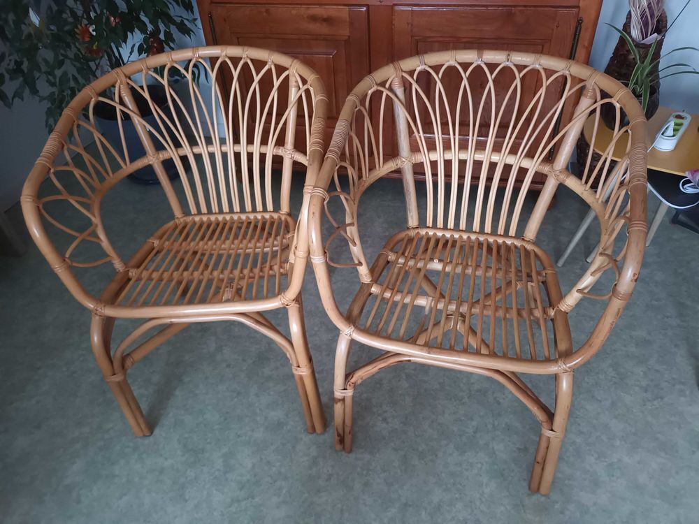 meuble chaises en rotins prix 50 euros Meubles