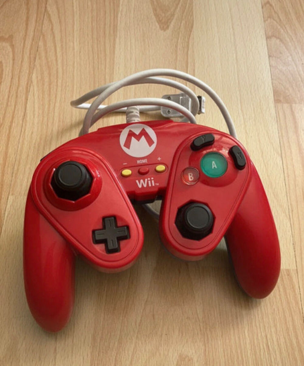 Manette Gamecube pour Wii et WiiU Consoles et jeux vidéos