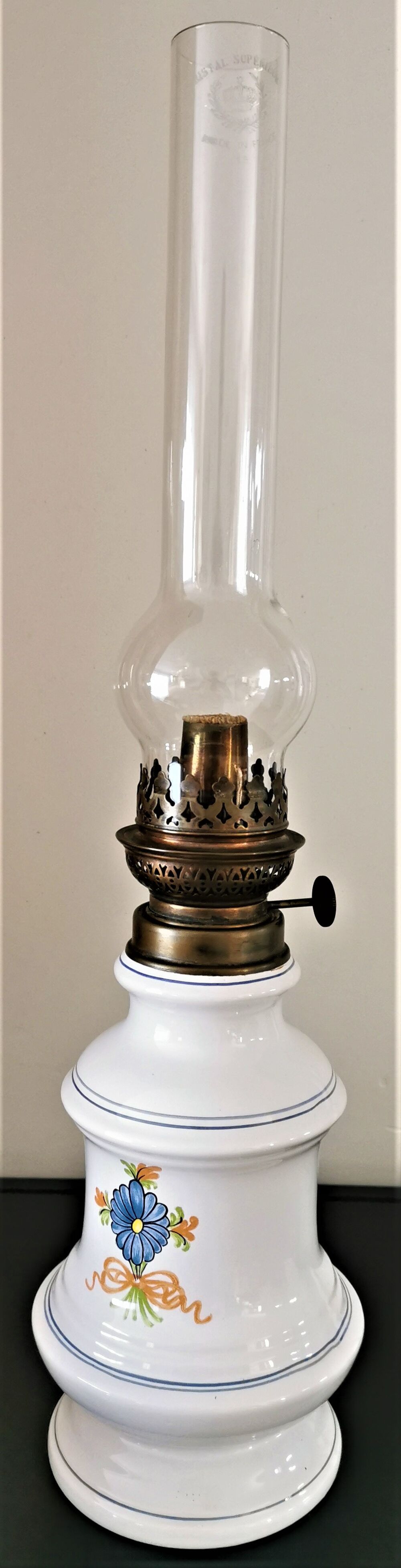 Lampe &agrave; p&eacute;trole hauteur 52 cm Dcoration