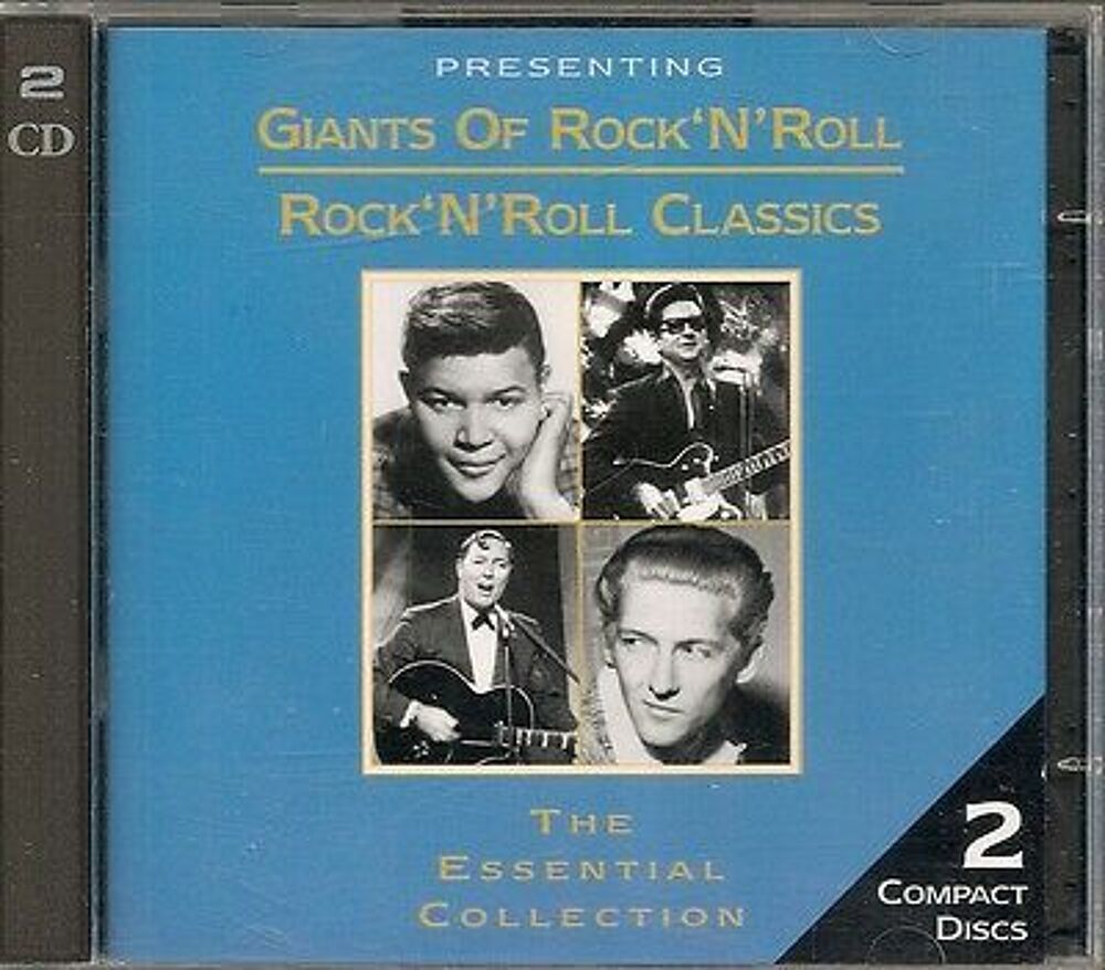 coffret 2 cd GIANTS OF ROCK'N'ROLL - ROCK'N'ROLL CLASSICS (e CD et vinyles