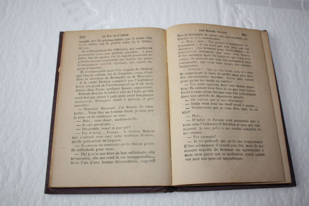 LE ROI DE L'ABIME TomeII:UneEnigmeVivante-PETITHUGUENIN-1929 Livres et BD