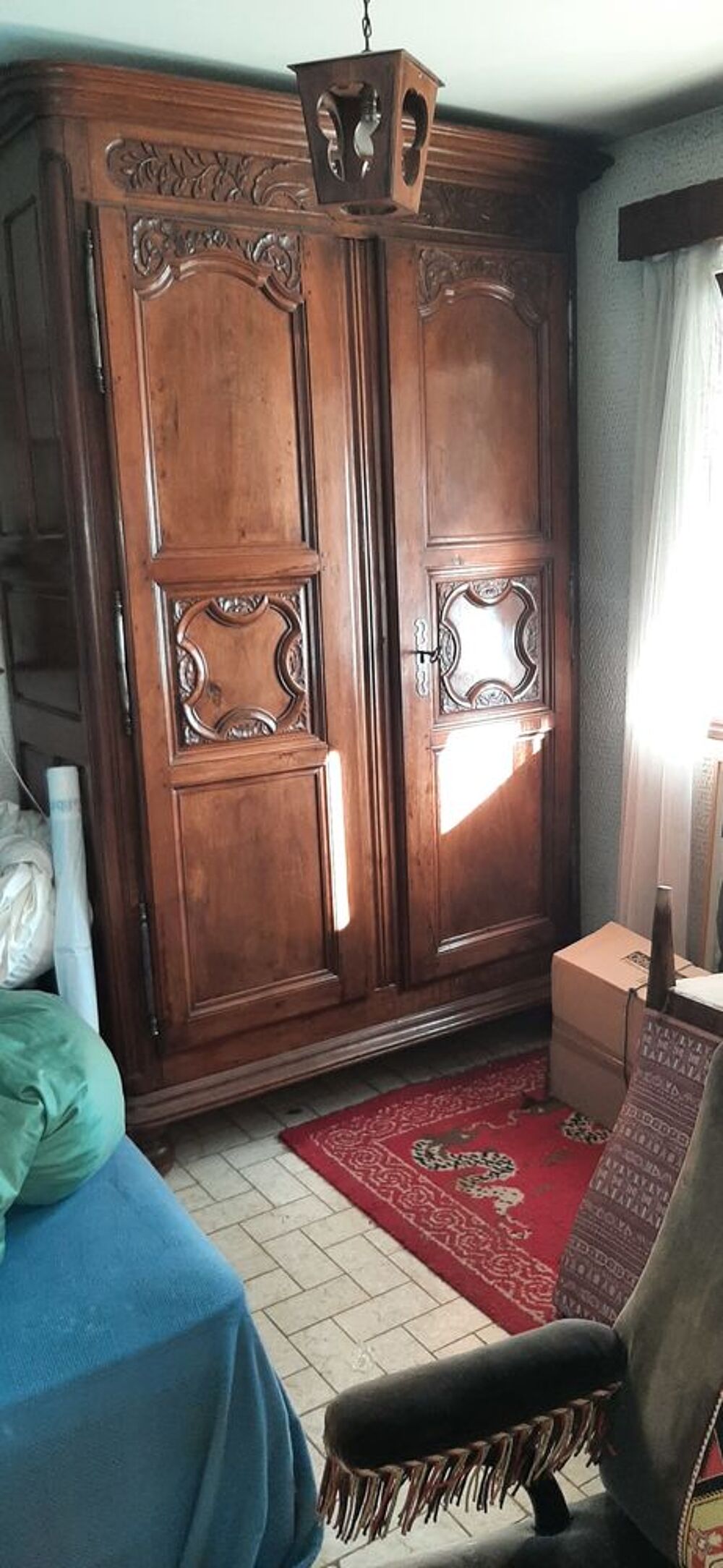 Belle armoire ancienne en noyer ou merisier 2 portes Meubles
