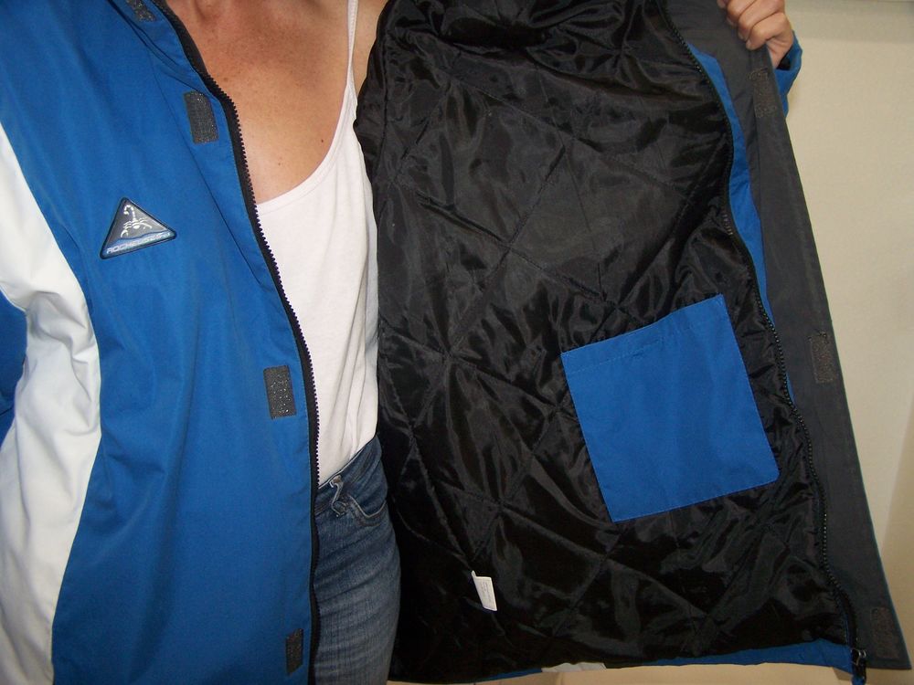 Blouson/Parka bien chaud d'hiver bicolore, doubl&eacute;, lumineux Vêtements