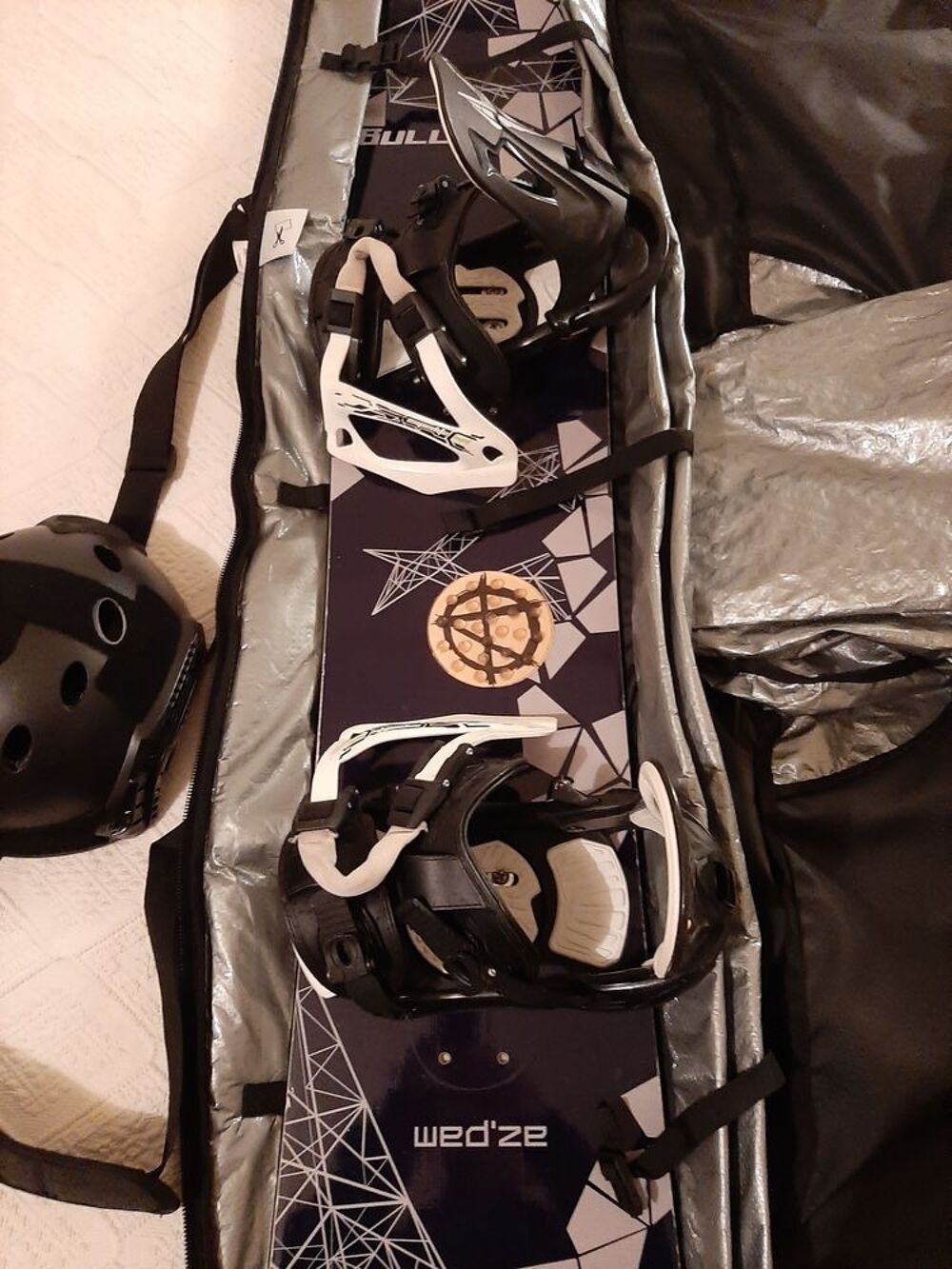 Ensemble planche de snowboard Sports