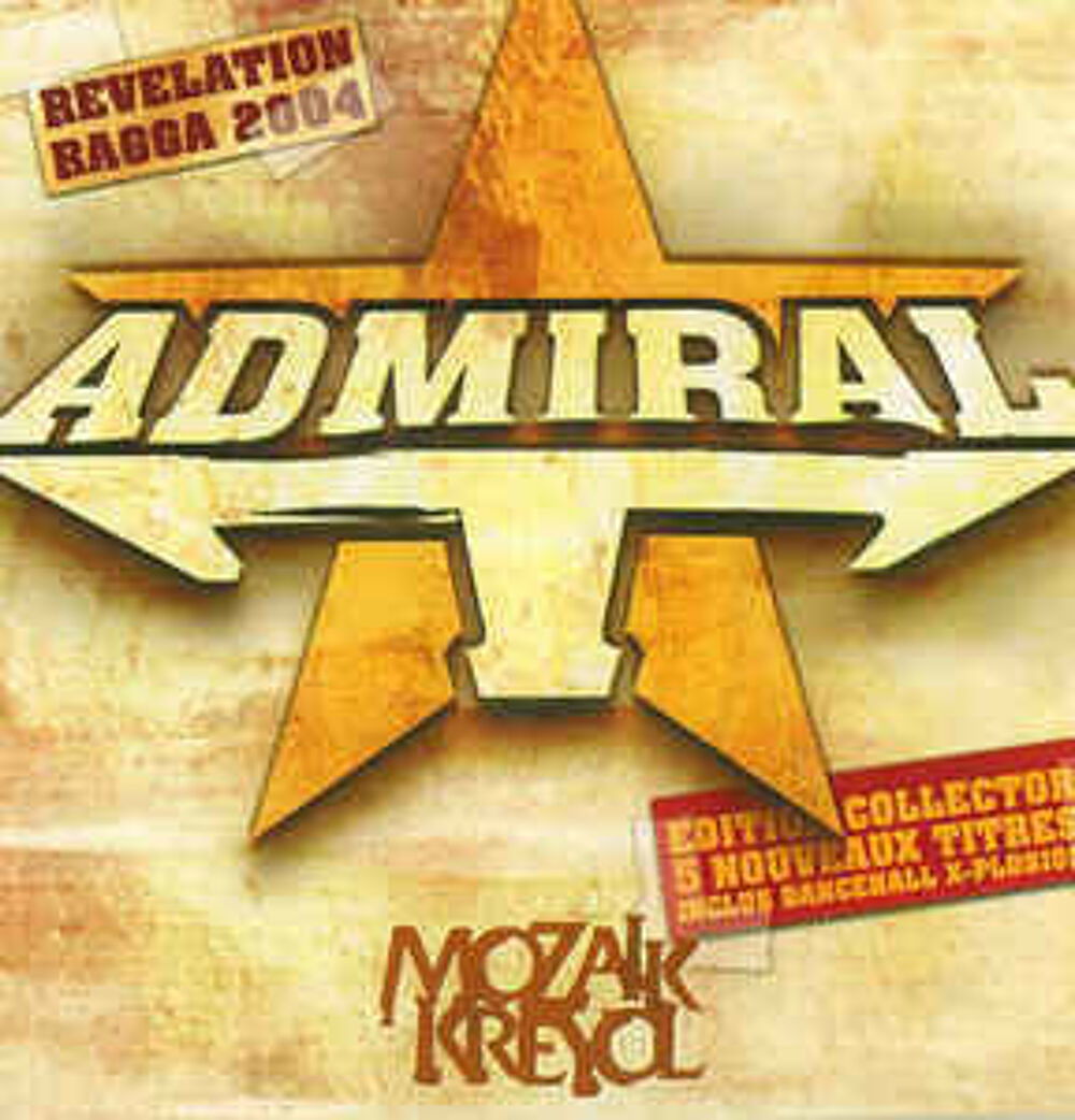 Admiral T Mozaik Kreyol CD et vinyles