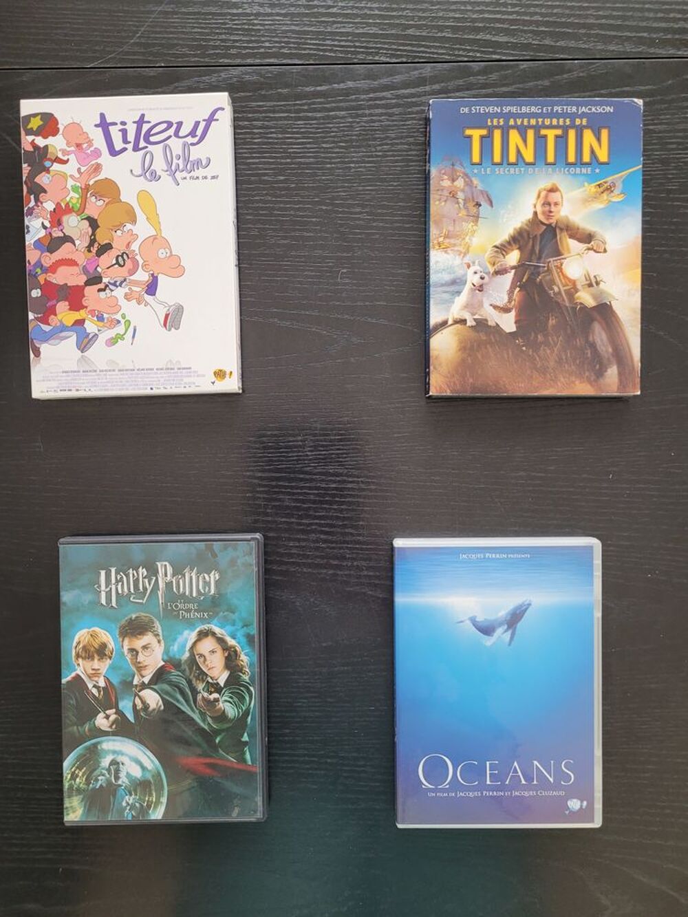 Lot de 4 DVD ? Tr&egrave;s bon &eacute;tat DVD et blu-ray