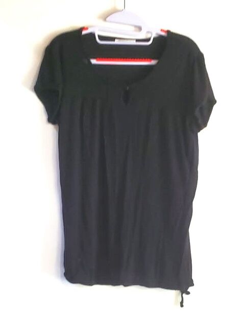 TEE-SHIRT FEMME NOIR WOMEN ONLY T44 2 Bubry (56)