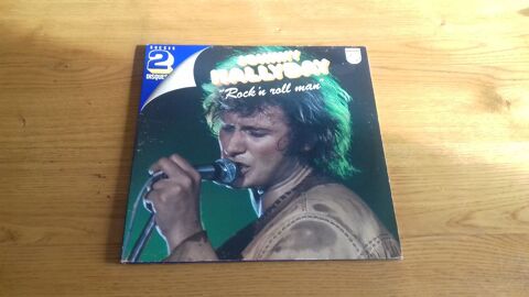 Vinyle 33T Johnny double album de 1973 ...Rock n roll Man 40 Malzéville (54)