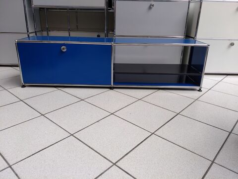 Lowboard tv/hifi usm haller 2 cases bleu gentiane 850 Provins (77)