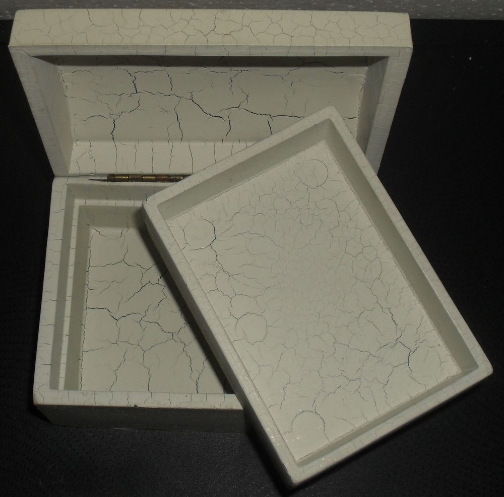 Bo&icirc;te &agrave; bijoux en bois NEUVE Dcoration