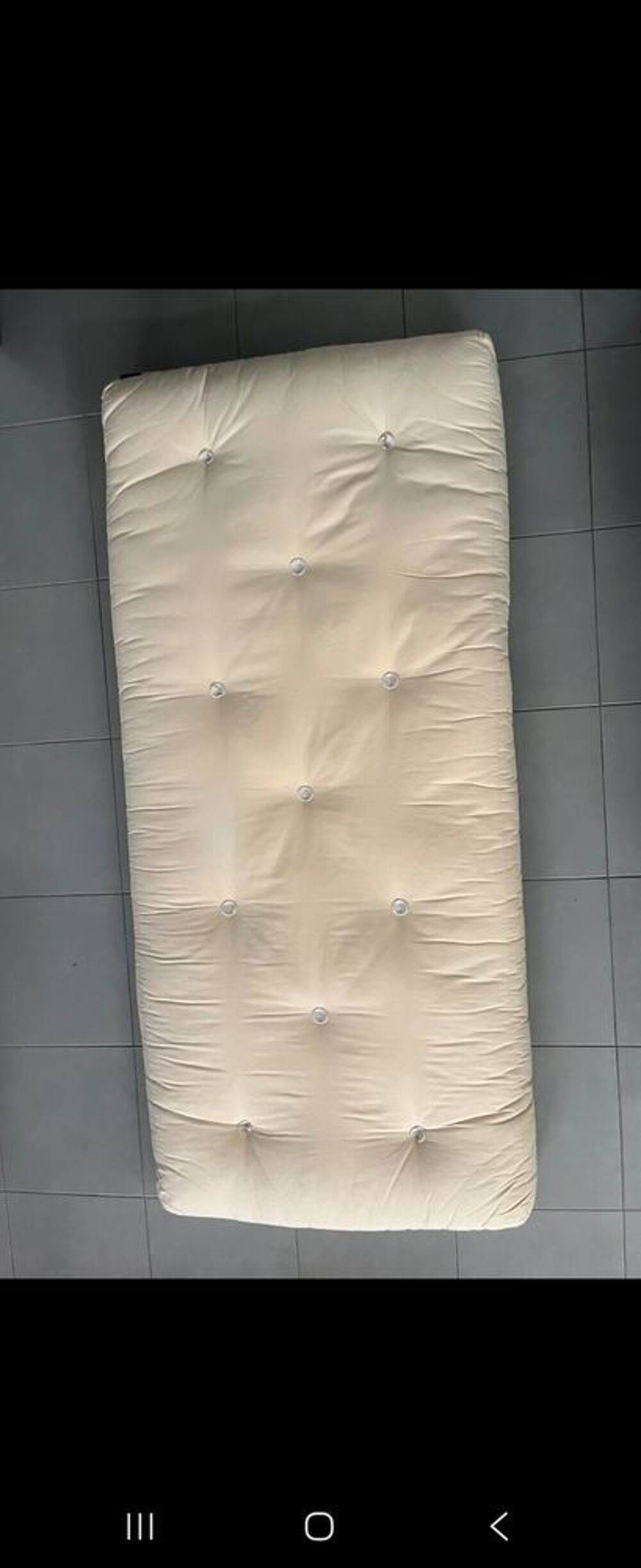2 FUTONS JAPONAIS + 3 TATAMIS 100 % PAILLE DE RIZ Meubles