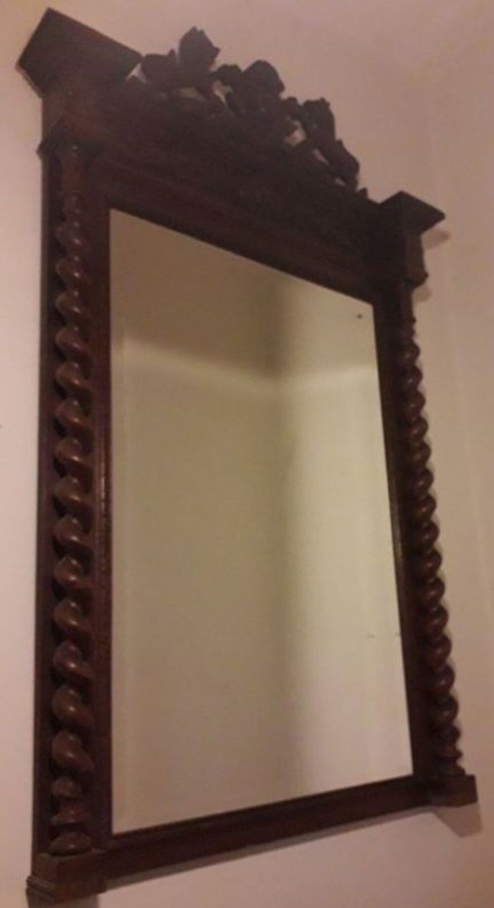 Miroir en bois entree ou chemin&eacute;e Meubles