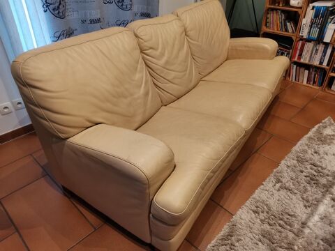 Beau canapé cuir 2.10m  3 ou 4 places Mérignac (33)