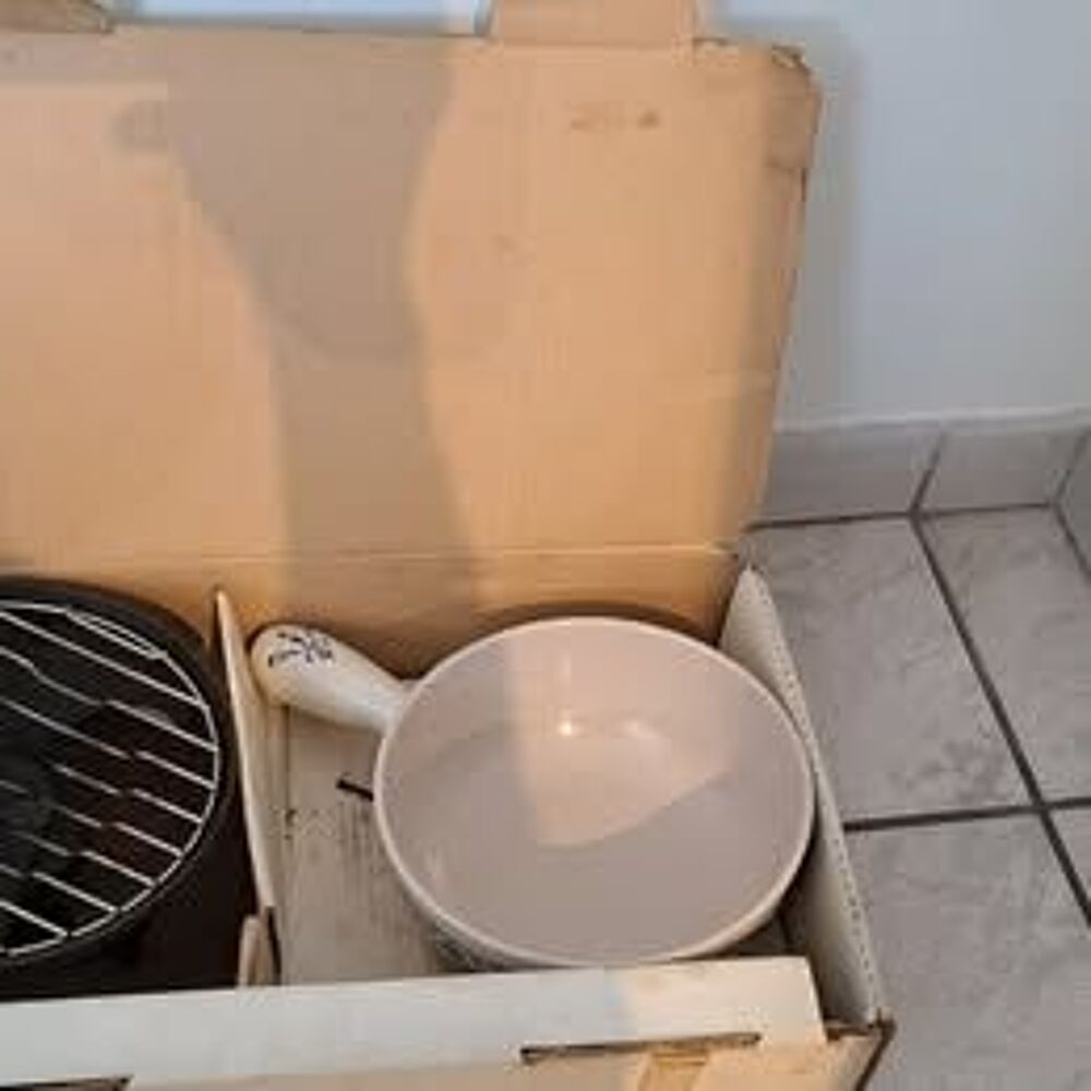 Service &agrave; fondue / appareil Le Creuset vintage complet Electroménager
