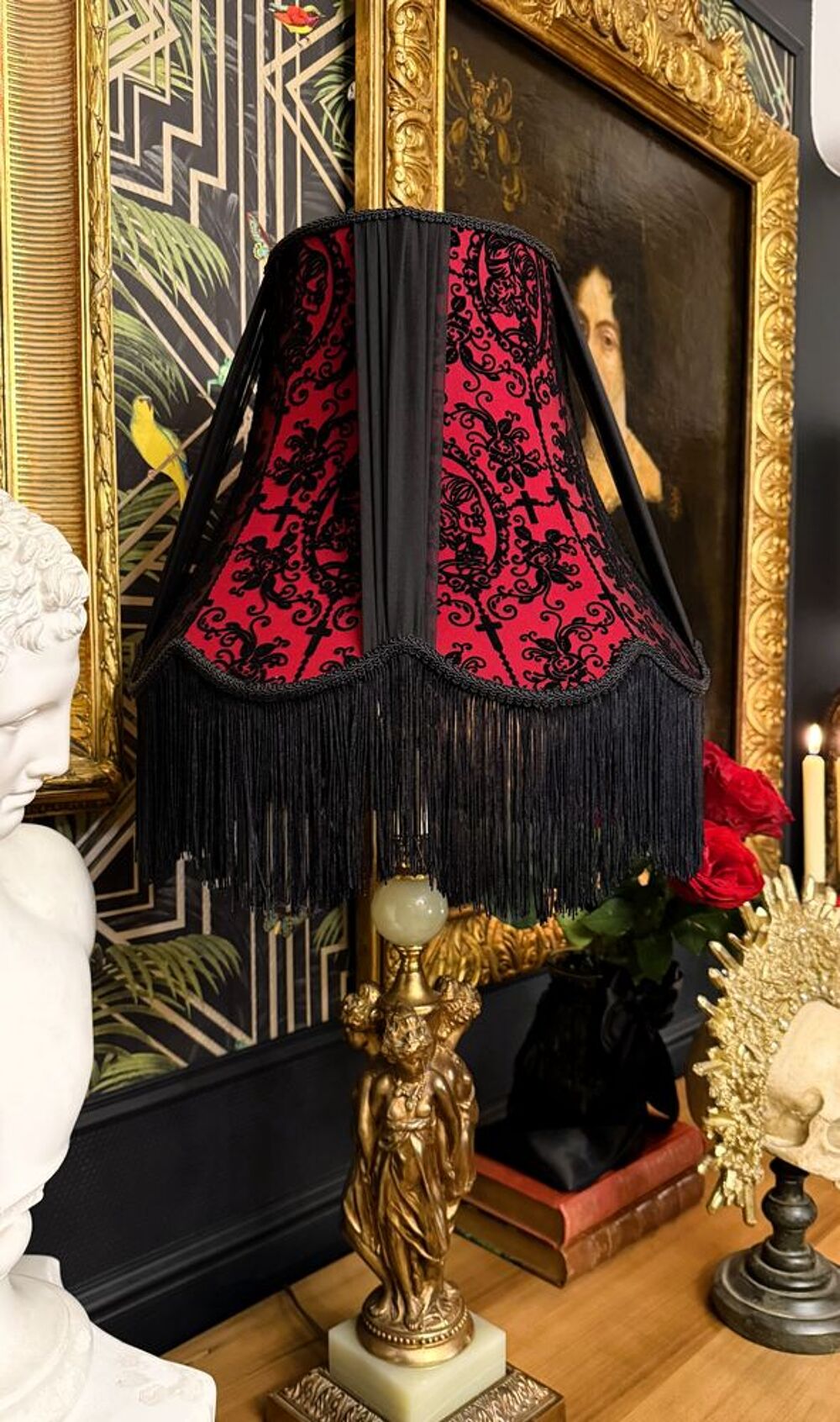 ????Abat-jour La Nuit des Roses Noires? Décoration