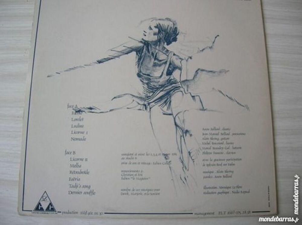 33 TOURS FOEHN Fa&euml;ria - PROGRESSIF CD et vinyles