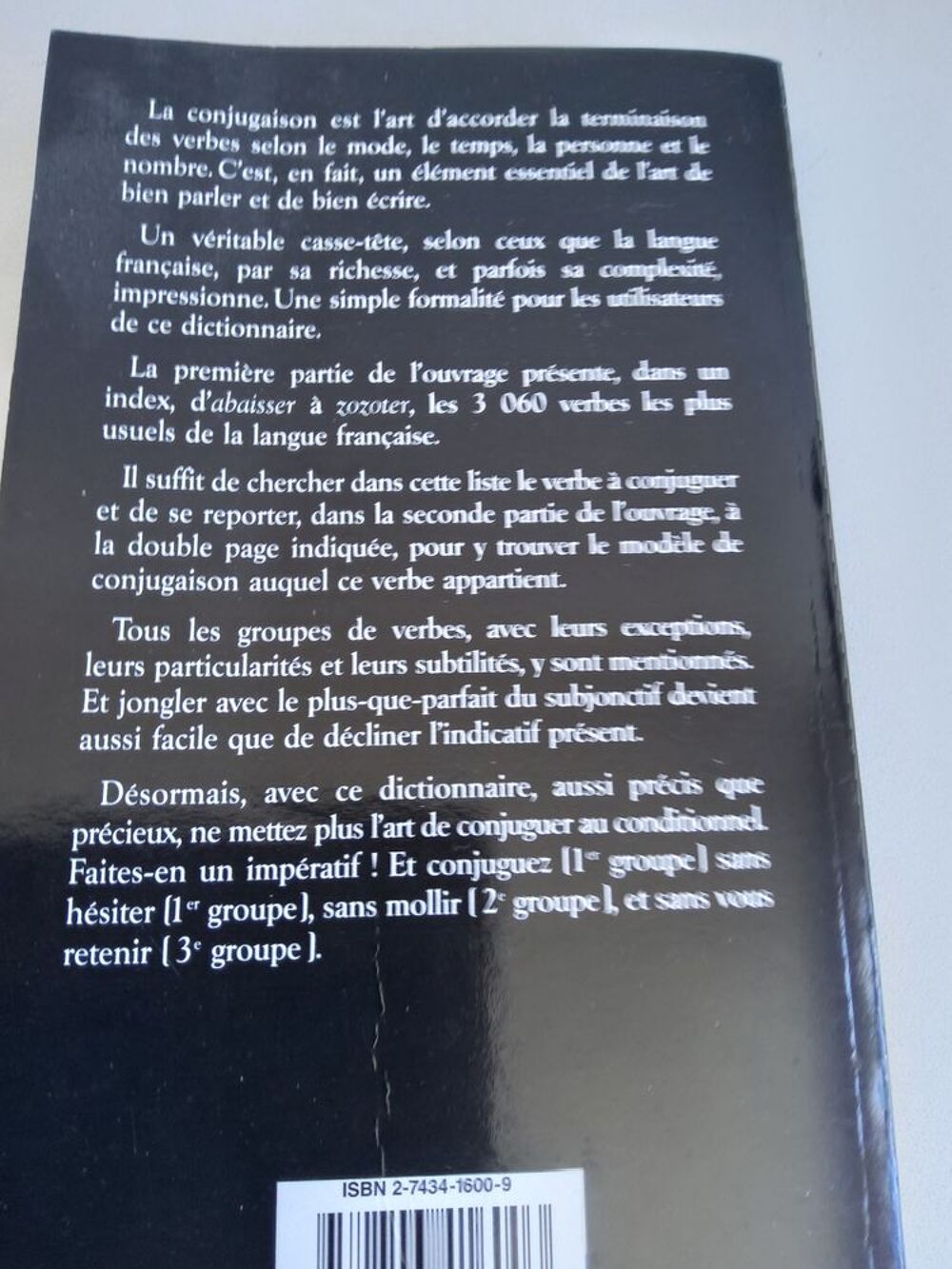 dictionnaire des conjugaisons Livres et BD