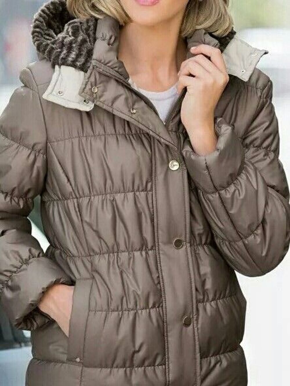 Blouson doudoune Mode marron Premium - ou ski - neuf - T 42 Vêtements