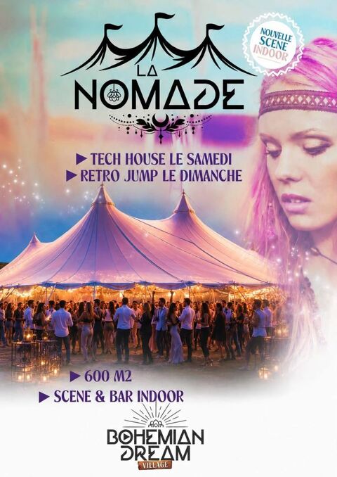 2 x 2 places pour Bohemian Dream Village samedi à Roost Roost-Warendin (59)
