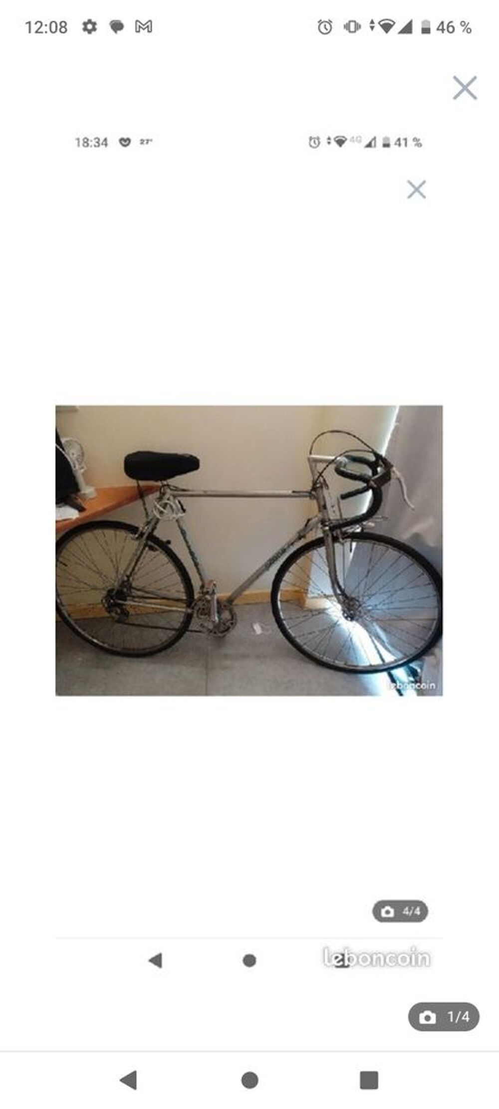 v&eacute;lo course gitane Vélos
