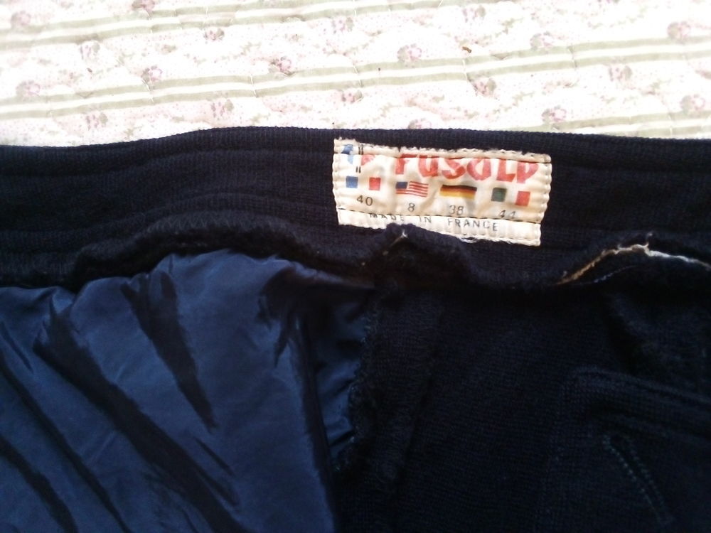 Rare Fusalp ann&eacute;es 60 pattes d'eph Vêtements