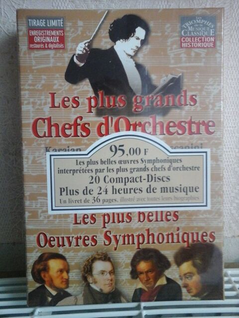 Coffret CD les plus grands chefs d'orchestre 10 Lognes (77)