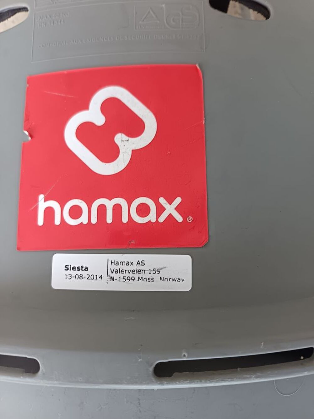 Si&egrave;ge-v&eacute;lo siesta - Hamax Pu�riculture
