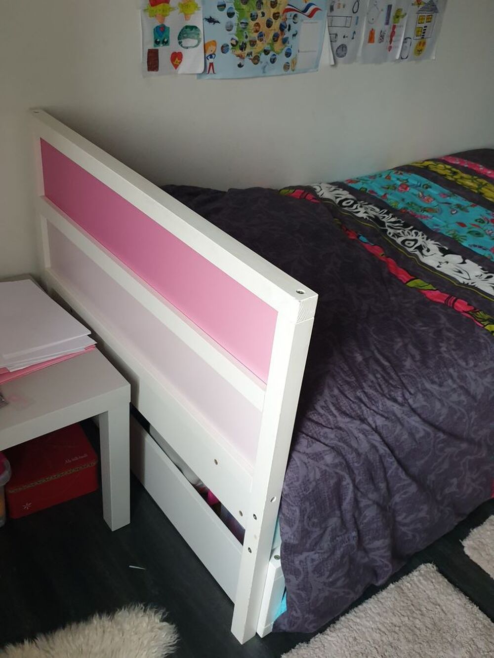 Lit + tiroir lit + commode enfant Meubles
