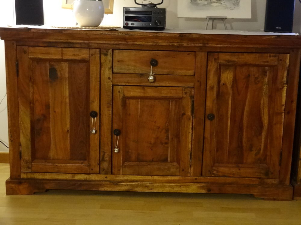 BAHUT 3 PORTES BOIS ET CHIFFONS Meubles