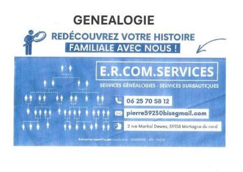 retrouvez vos ancêtres grace à notre généalogie. 0 59158 Mortagne-du-nord