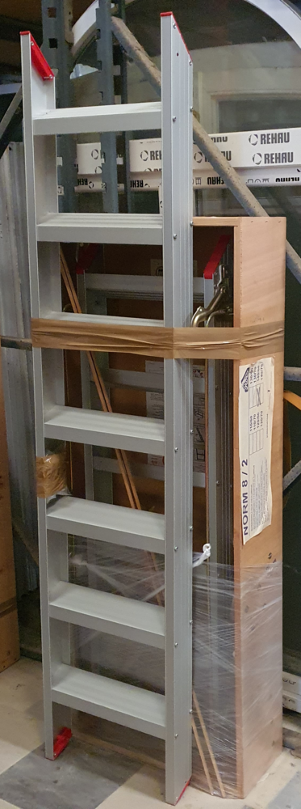 ECHELLE ESCAMOTABLE Caisson Bois Bricolage