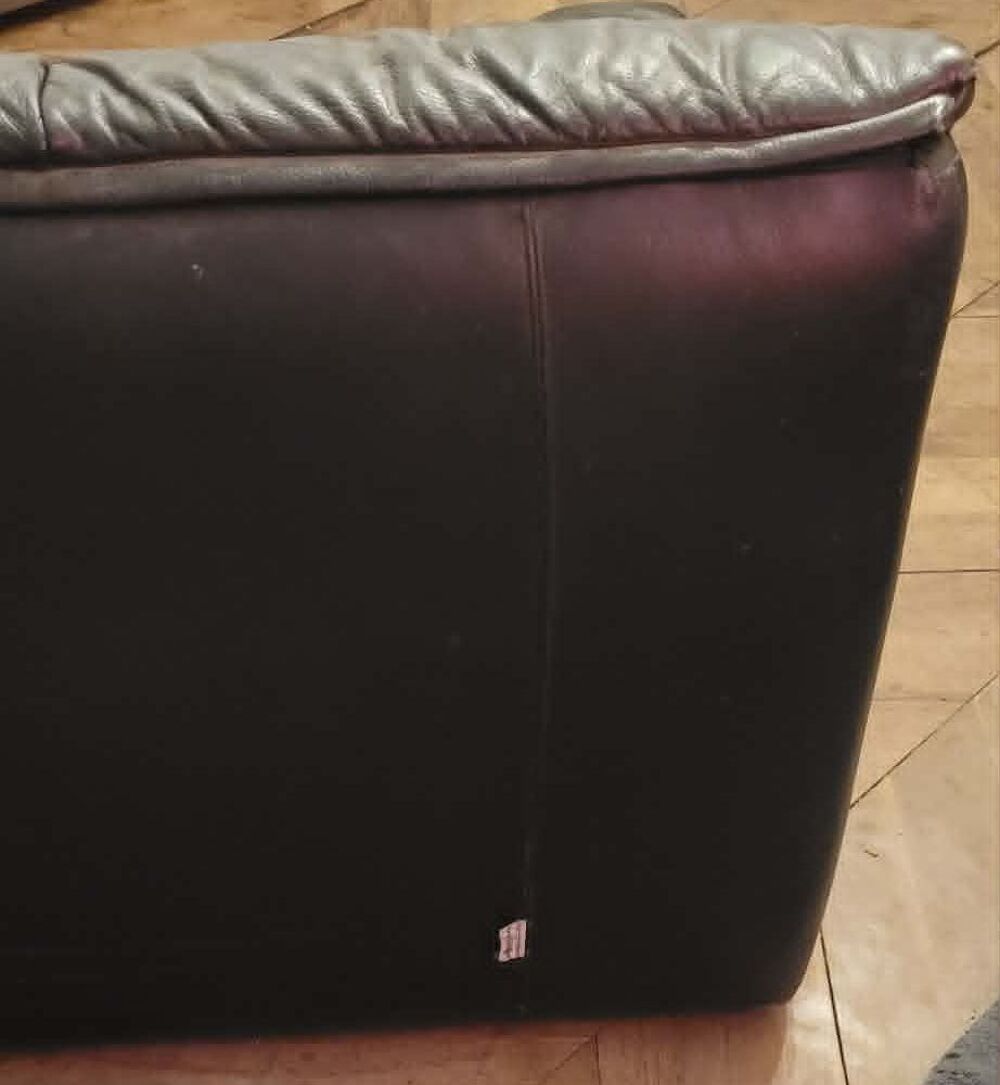 CANAPE CONVERTIBLE EN CUIR 3 PLACES Meubles