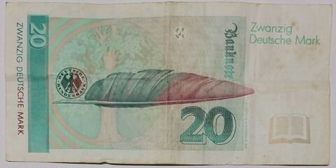 Billet Allemand Du 1er Octobre 1993 20 Vallon-en-Sully (03)