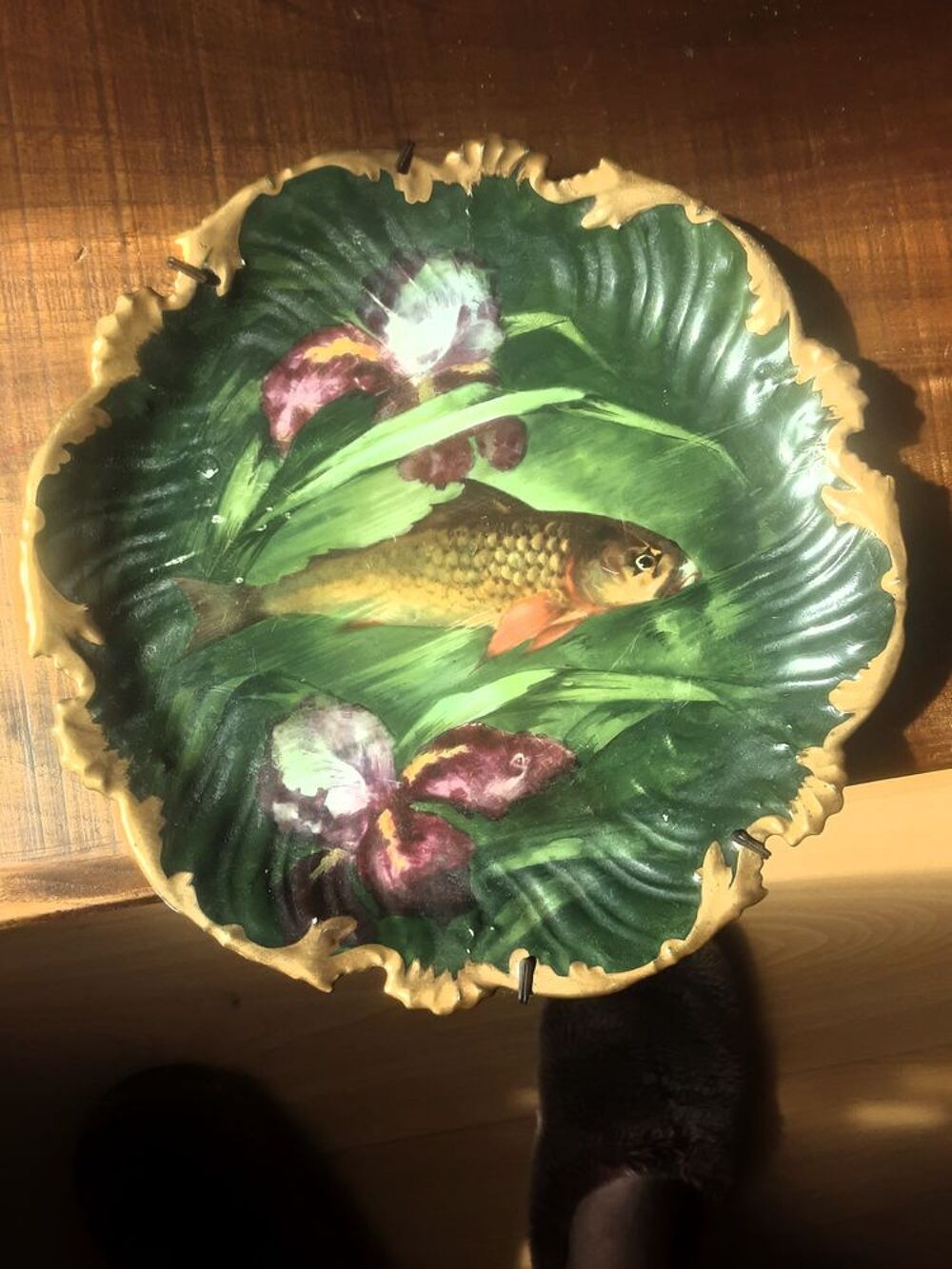 Assiette decorative porcelaine Limoges 