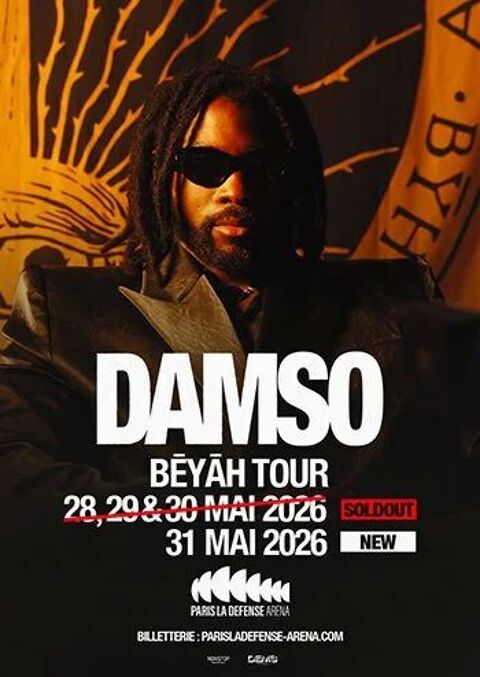 Place Damso - Paris la D�fense Arena - samedi 30 mai 2026 85 Saintes (17)