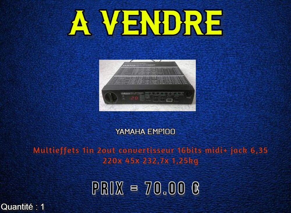 EMP100 Audio et hifi