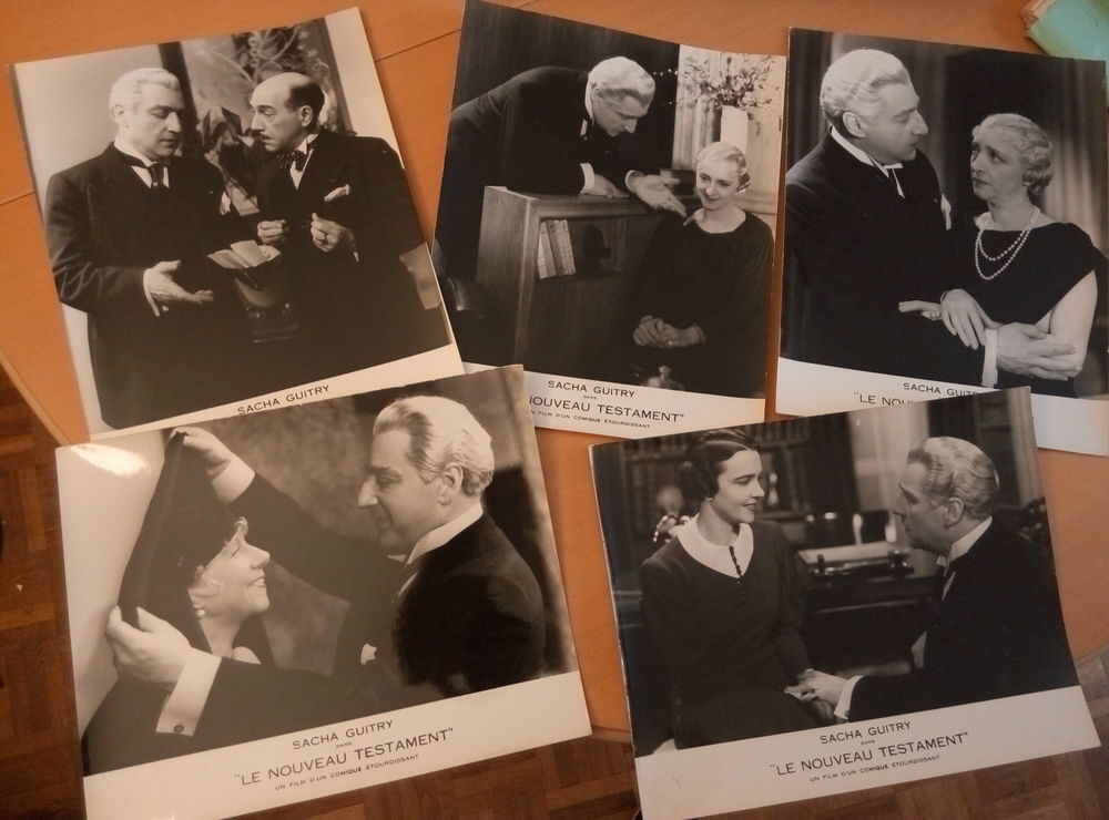 12 photographies du "Nouveau Testament" de SACHA GUITRY 