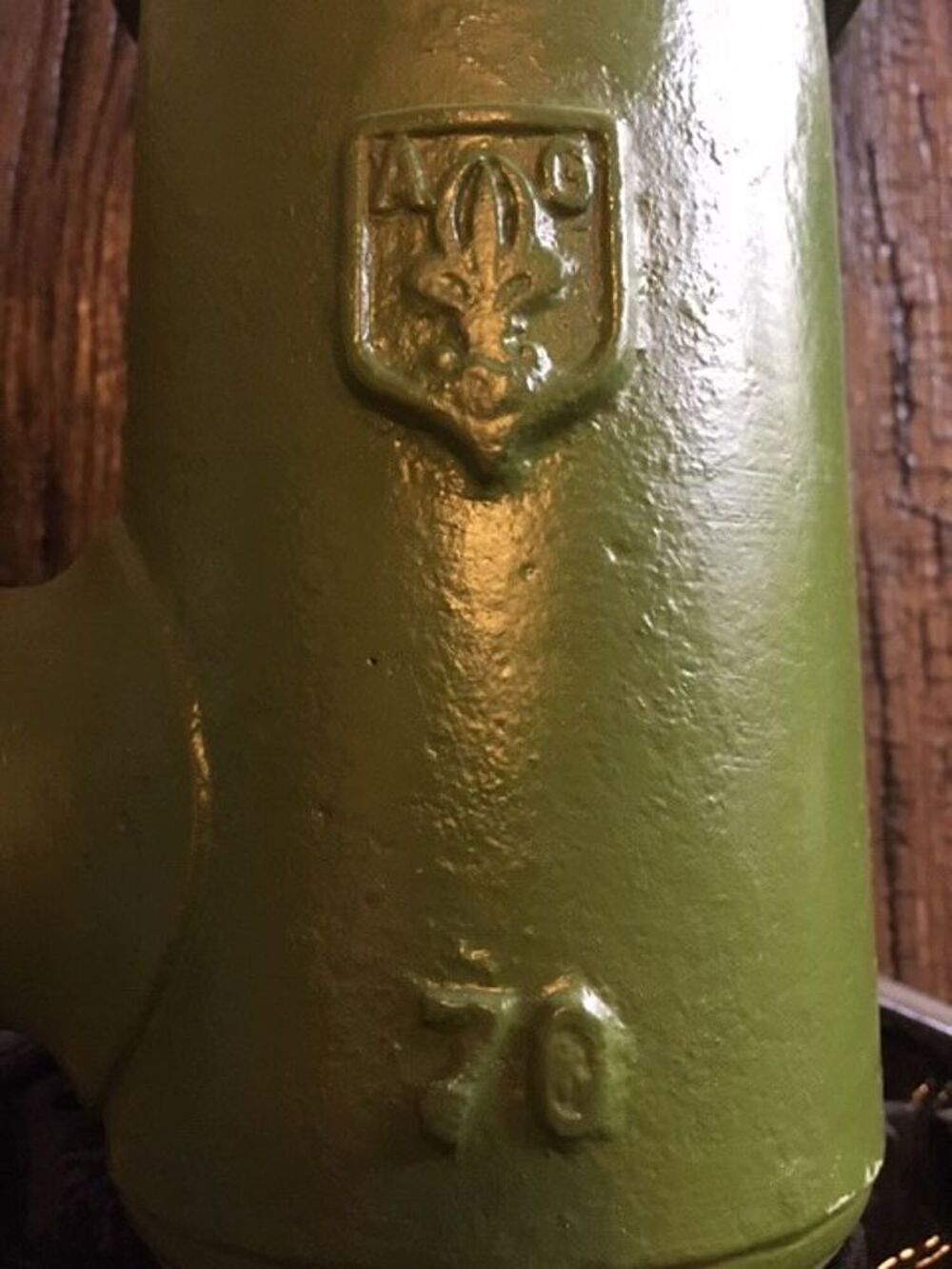 Ancienne pompe &agrave; bras en fonte, restaur&eacute;e 121 D�coration