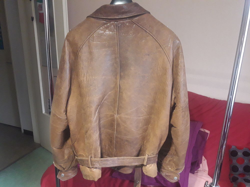 Blouson Cuir vieilli Vêtements