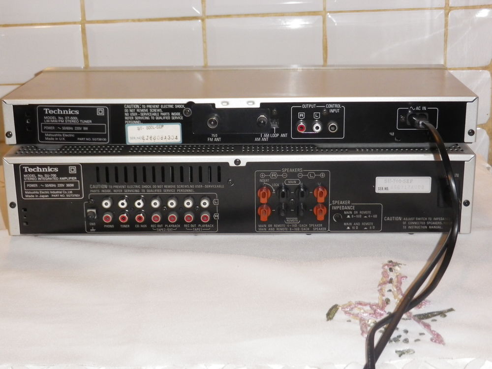 Amplificateur Technics SU ? 700 et tuner ST-500L Audio et hifi