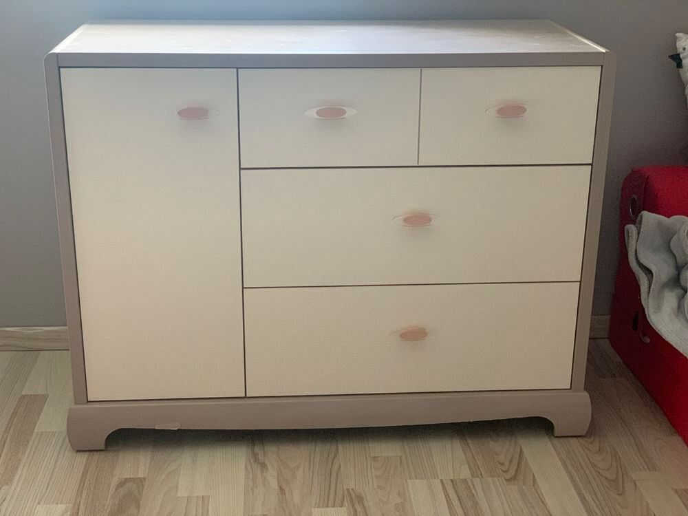 Chambre fille Gautier (lit 120+ commode) Meubles