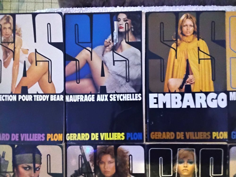 25 SAS de G&eacute;rard de Villiers Livres et BD