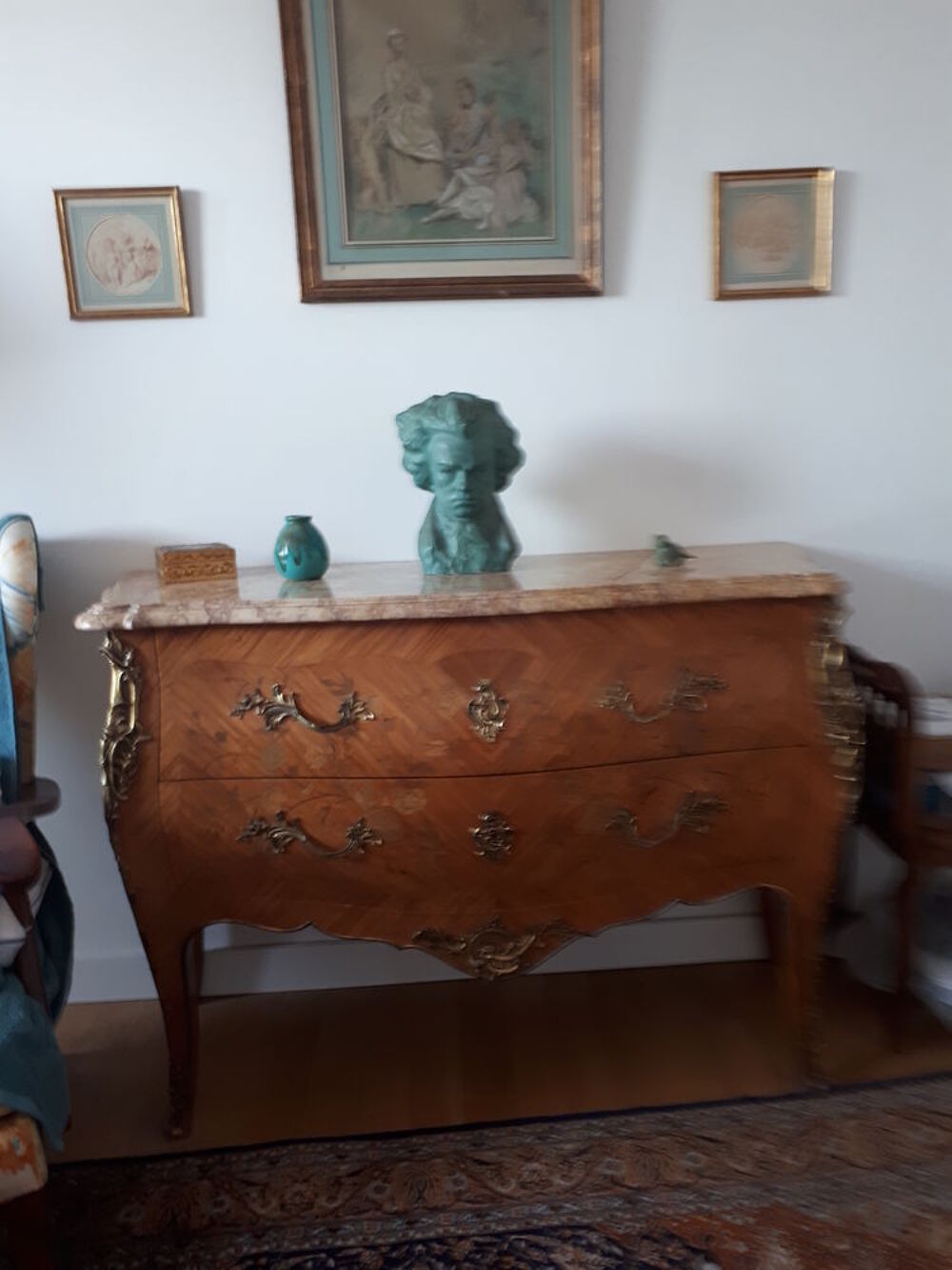 Commode bois de rose style Louis XV Meubles