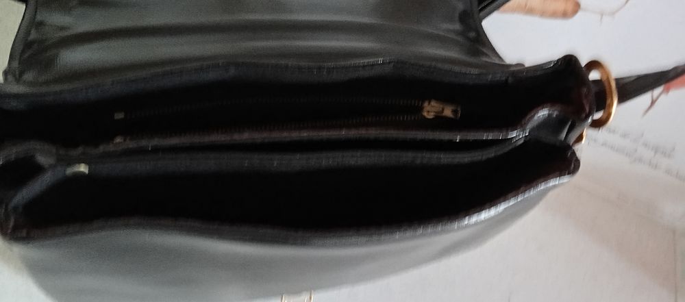 Sac &agrave; main noir Maroquinerie