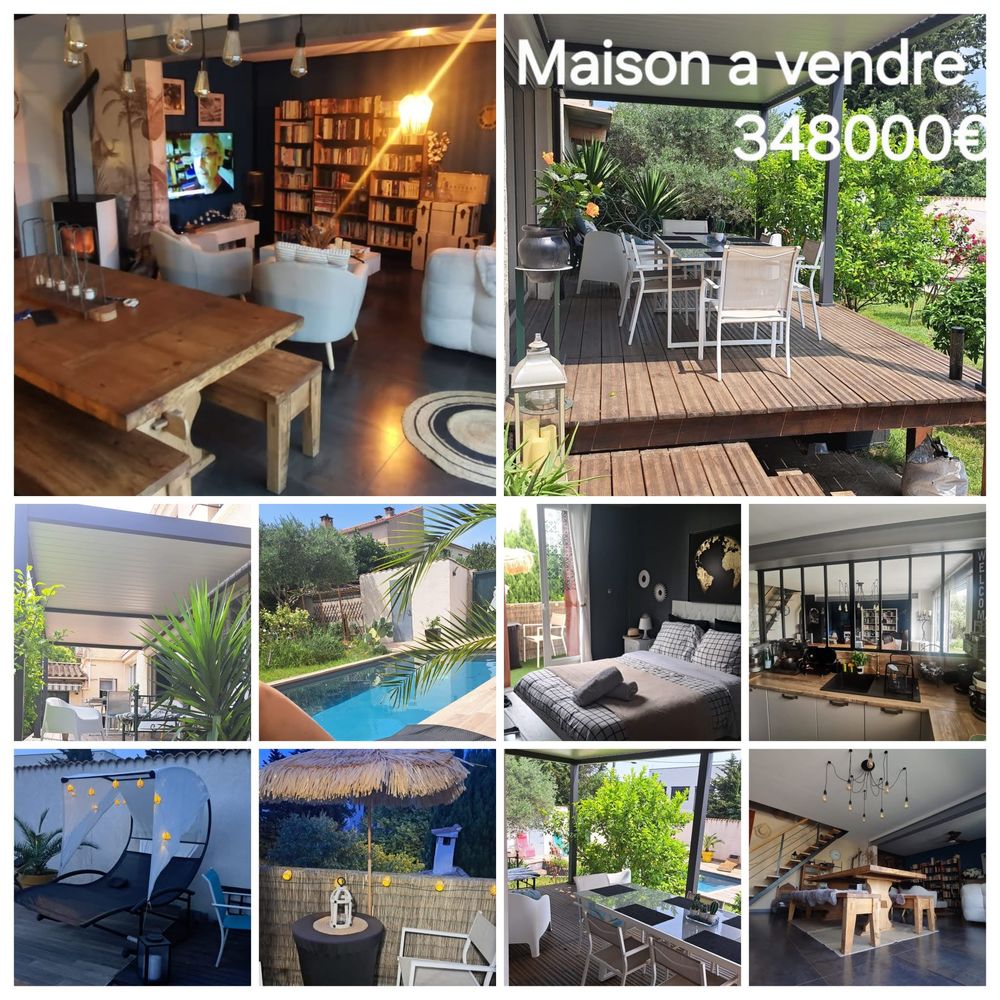 Vente Maison Maison rénovée,  piscine, suite parentale et salle de sport Nîmes