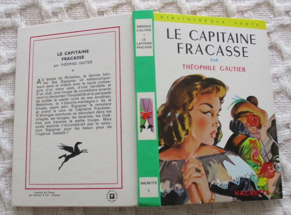 CAPITAINE FRACASSE BIBLIOTHEQUE VERTE ANNEE 1966 Livres et BD