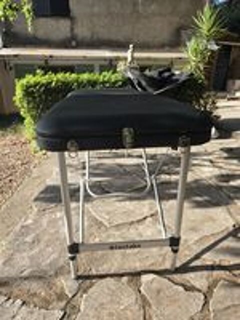   table de massage pliante, ossature ALu, 