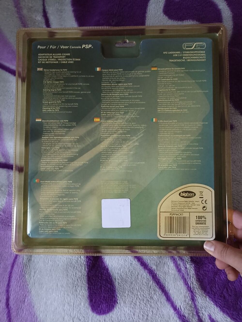 Pack accessoires PSP Consoles et jeux vidéos