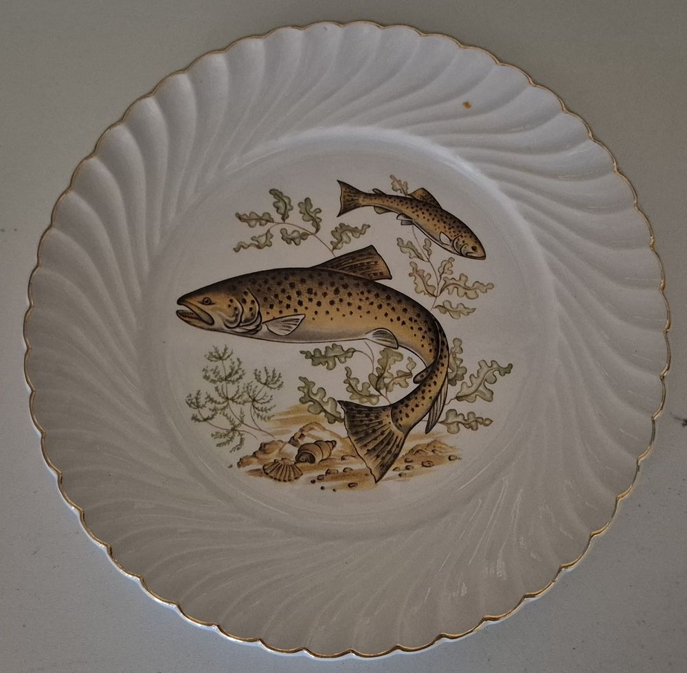 Service &agrave; poissons Décoration