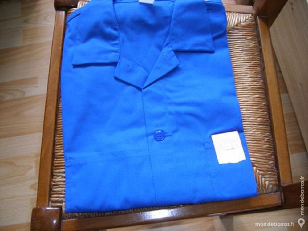 Ensemble bleu travail neuf Vtements